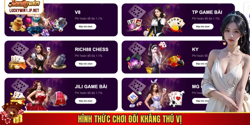 Hình thức chơi đối kháng thú vị Hình thức chơi đối kháng thú vị